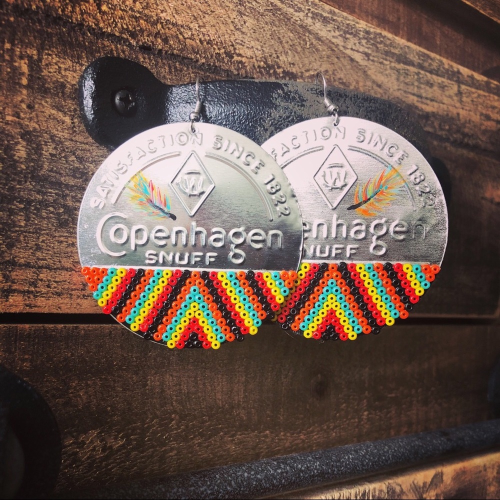 Homemade Copenhagen Earrings. One of a kind.